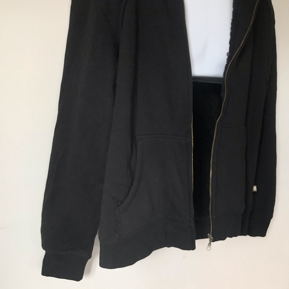 BC Clothing Men's Black Quilted Plush Lined Hoodie - Picture 11 of 16